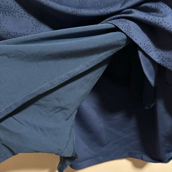 ADIDAS GOLF Tennis JACQUARD Cinch Skirt SKORT Tech Indigo- Size XL - Picture 10 of 12